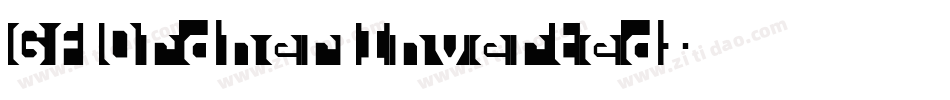 GF Ordner Inverted字体转换